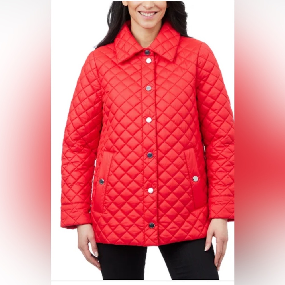 Beautiful quilted red  jacket